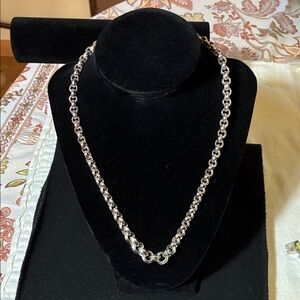 Italian Milor Sterling Silver Chain Necklace